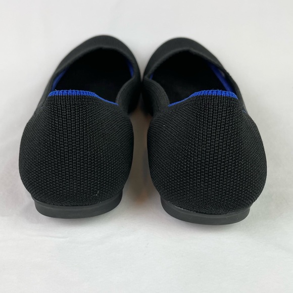 Rothy's The Flat Classic Black Round Toe Slip On Fabric Work - Picture 6 of 7